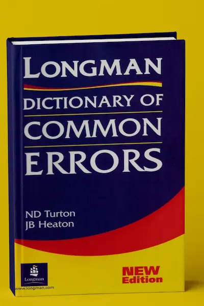 Longman Dictionary Of Common Errors Superingenious