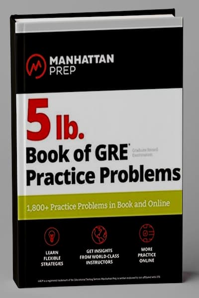 5 lb. book of gre practice problems