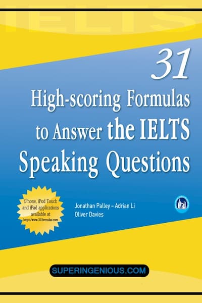 IELTS Speaking Formulas