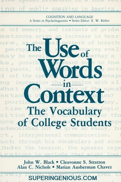 The Use Of Words In Context