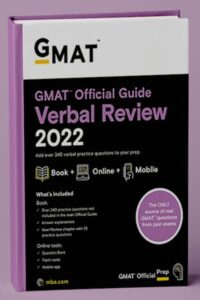 GMAT Official Guide Verbal Review 2022