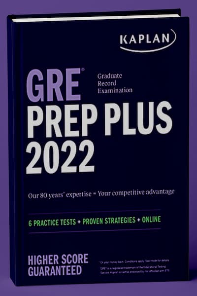 Kaplan's GRE Prep Plus 2022